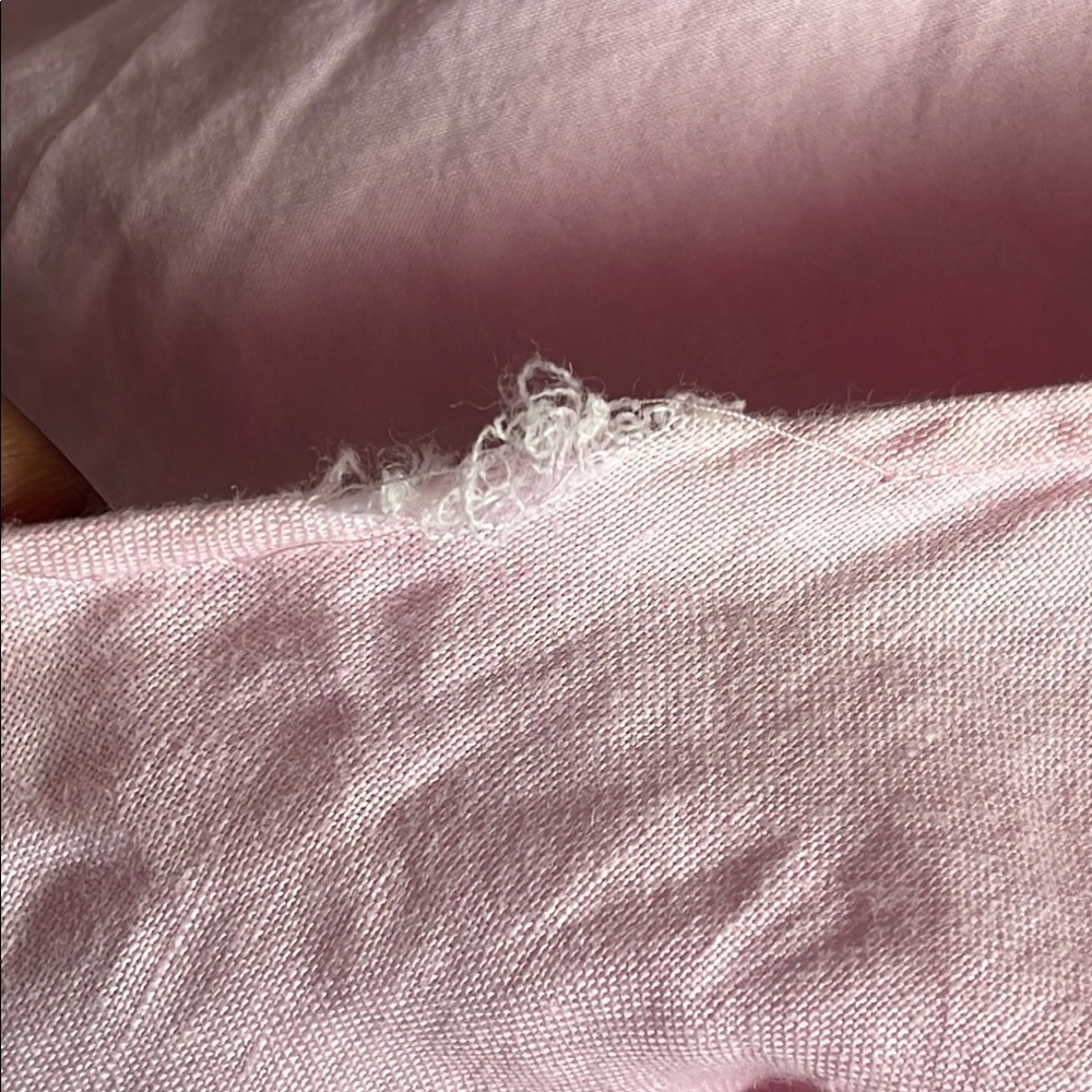 🏷️ INC International Concepts Linen Pink High Low Skirt 14 - Picture 4 of 8